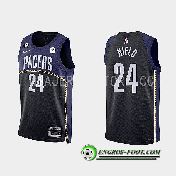 Maillot Indiana Pacers (HIELD #24) 2022/23 Noir/Bleu