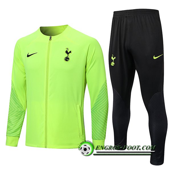 Ensemble Survetement de Foot - Veste Tottenham Hotspurs Vert 2022/2023