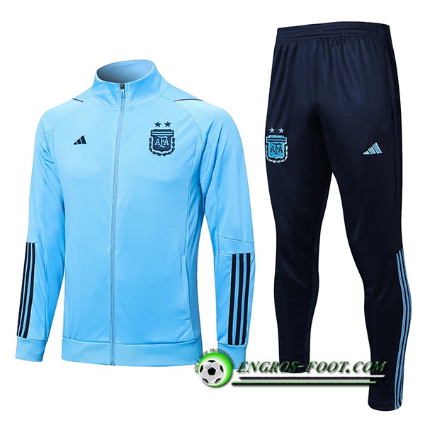 Ensemble Survetement de Foot - Veste Argentin Bleu Clair 2022/2023