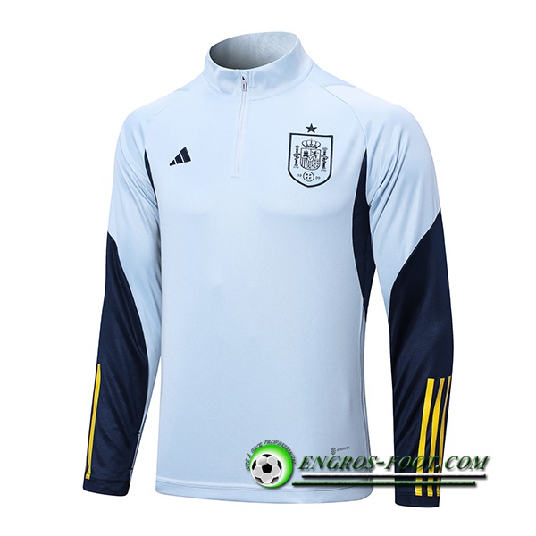 Sweatshirt Training Espagne Bleu Clair 2022/2023