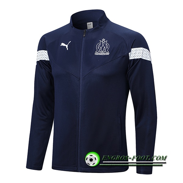 Veste Foot Marseille Bleu Marine 2022/2023