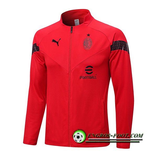 Veste Foot Milan AC Rouge 2022/2023