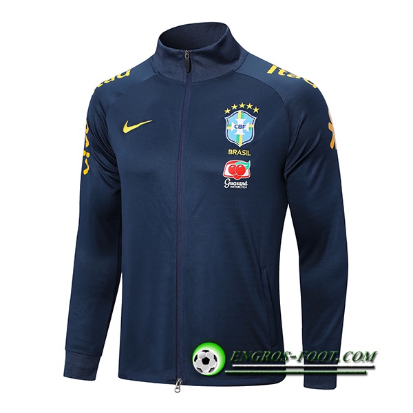 Veste Foot Bresil Bleu Marine 2022/2023