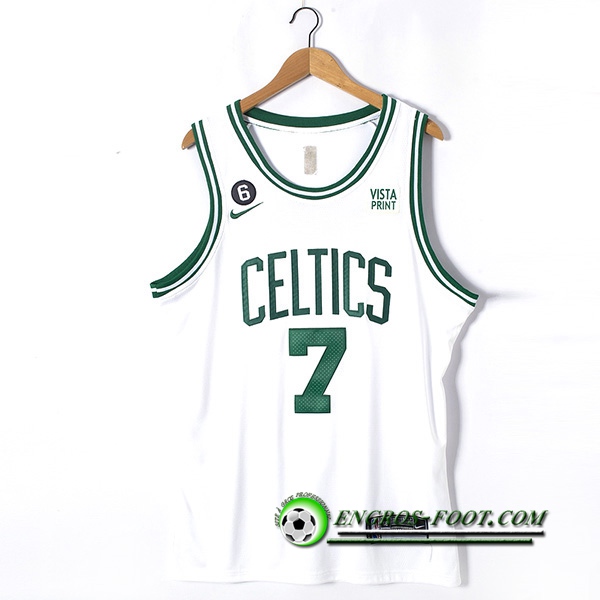 Maillot Boston Celtics (BROWN #7) 2022/23 Blanc