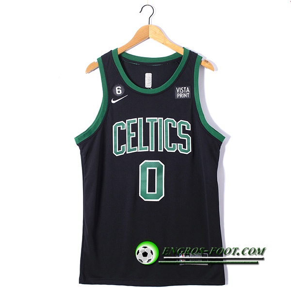 Maillot Boston Celtics (TATUM #0) 2022/23 Noir