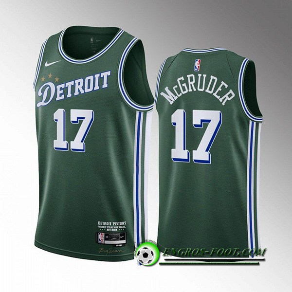 Maillot Detroit Pistons (McGRUDER #17) 2022/23 Vert