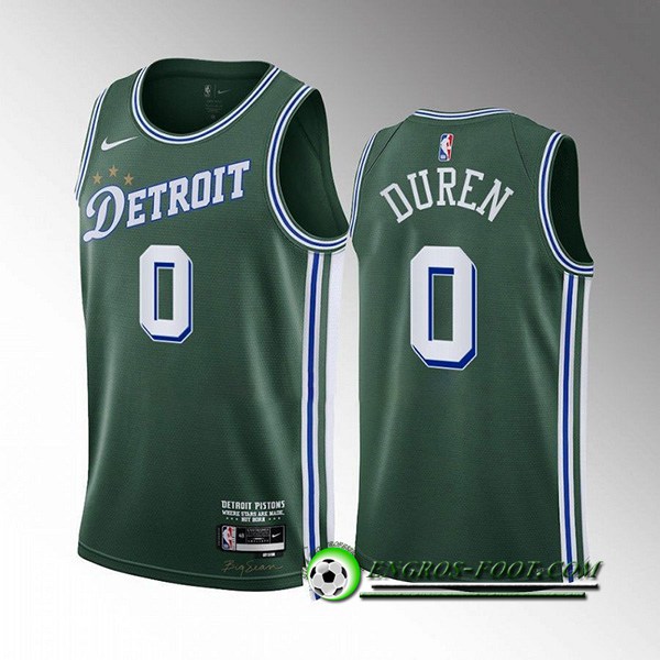 Maillot Detroit Pistons (DUREN #0) 2022/23 Vert