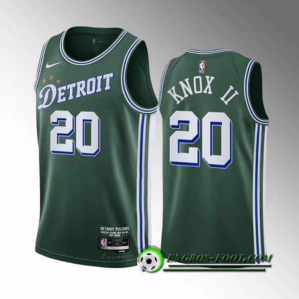 Maillot Detroit Pistons (KNOX II #20) 2022/23 Vert