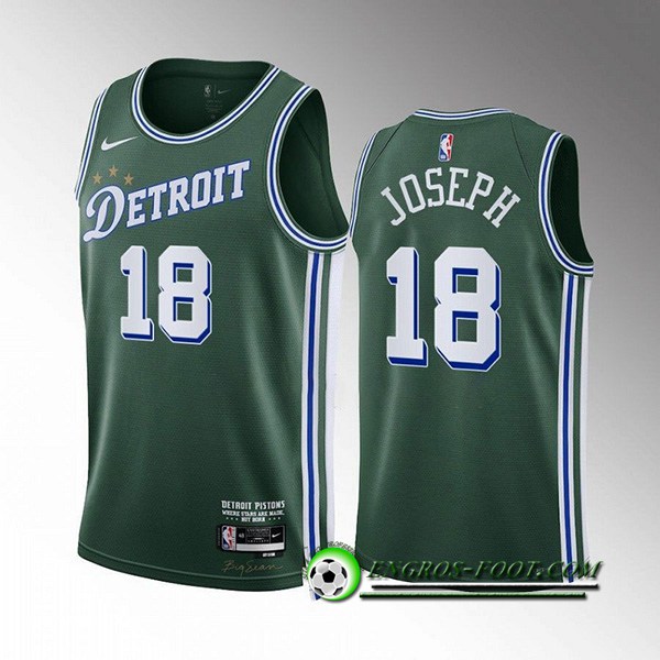 Maillot Detroit Pistons (JOSEPH #18) 2022/23 Vert