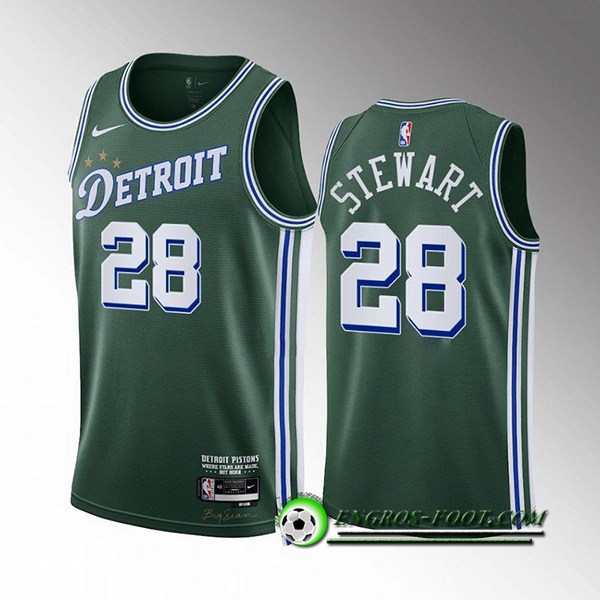 Maillot Detroit Pistons (STEWART #28) 2022/23 Vert