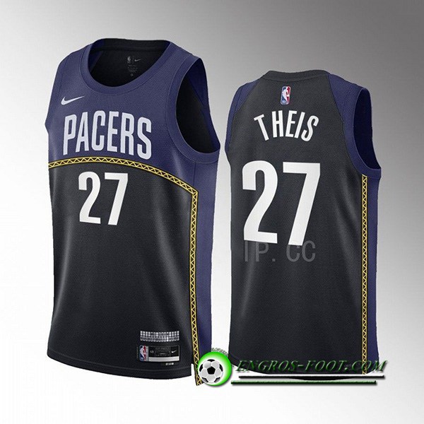 Maillot Indiana Pacers (THEIS #27) 2022/23 Noir/Bleu