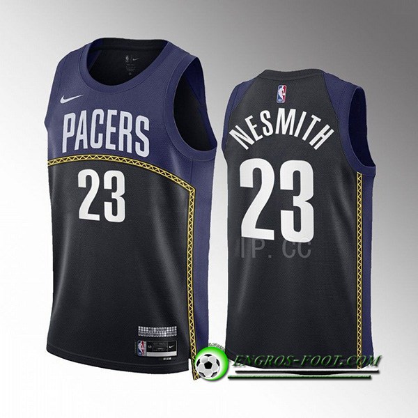 Maillot Indiana Pacers (NESMITH #23) 2022/23 Noir/Bleu