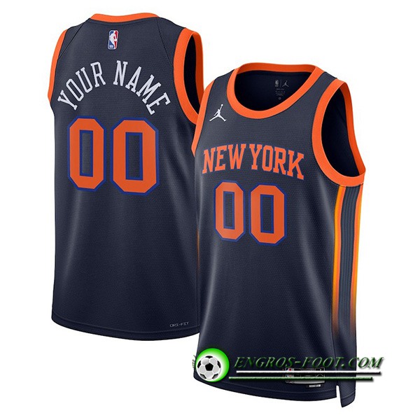 Maillot New York Knicks (YOUR NAME #00) 2022/23 Noir