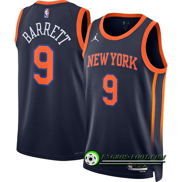 Maillot New York Knicks (BARRETT #9) 2022/23 Noir