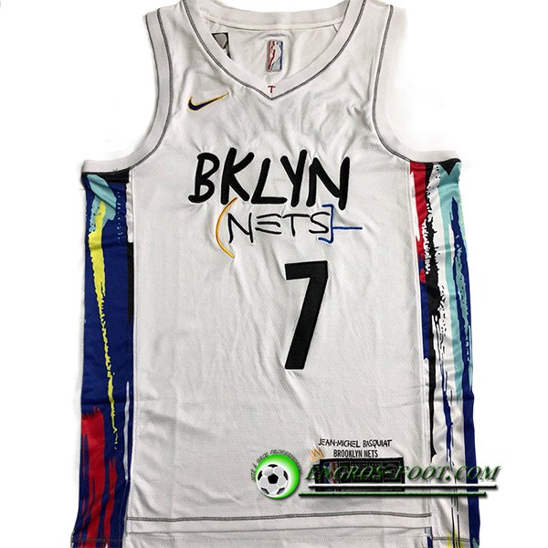 Maillot Brooklyn Nets (DURANT #7) 2022/23 Blanc