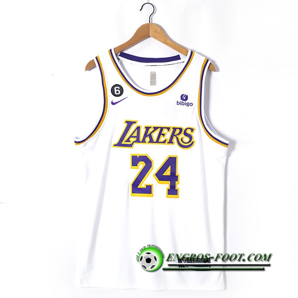 Maillot Los Angeles Lakers (BRYANT #24) 2022/23 Blanc