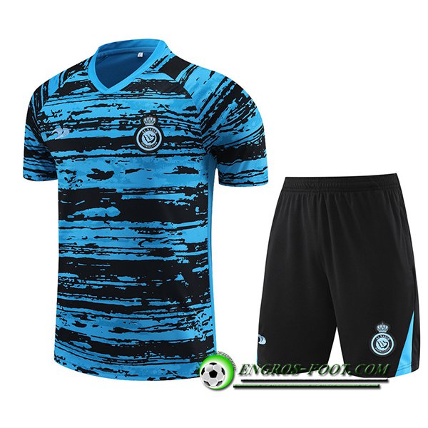 Ensemble Training T-Shirts + Shorts Al-Nassr FC Bleu Clair 2022/2023