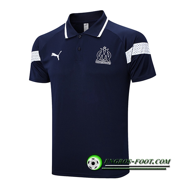 Polo Foot Marseille Bleu Marine 2022/2023