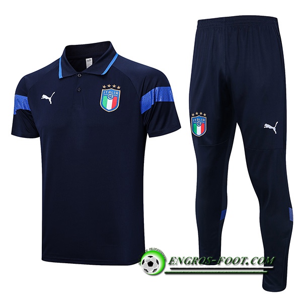 Ensemble Polo Italie Bleu Marine 2022/2023
