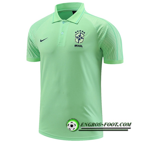 Polo Foot Bresil Vert 2022/2023