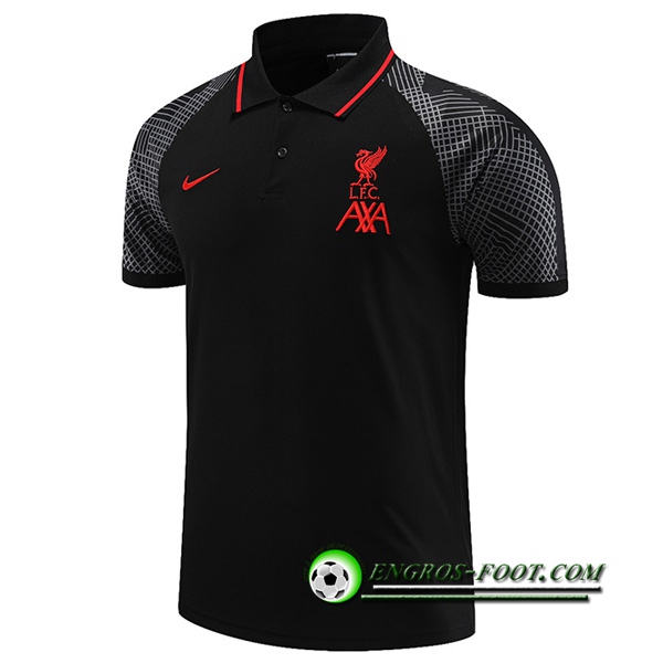 Polo Foot FC Liverpool Noir 2022/2023