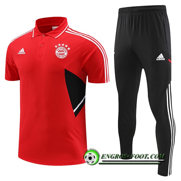 Ensemble Polo Bayern Munich Rouge 2022/2023