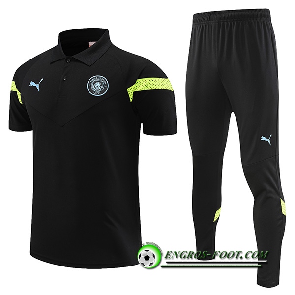 Ensemble Polo Manchester City Noir 2022/2023