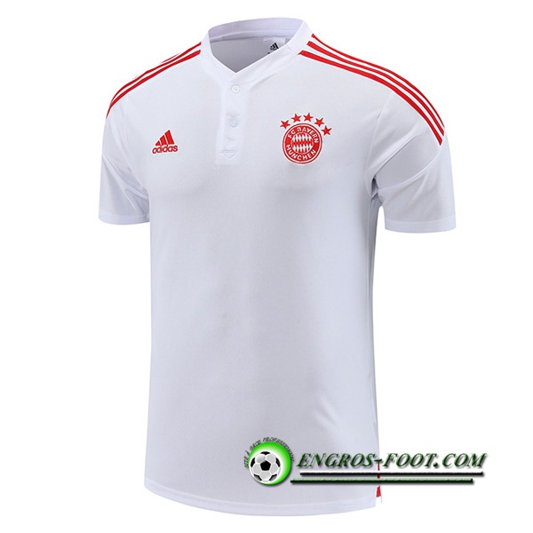 Polo Foot Bayern Munich Blanc 2022/2023