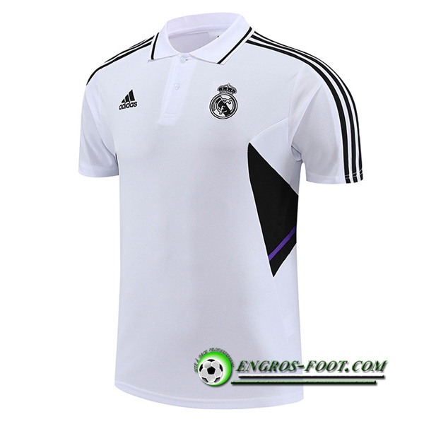 Polo Foot Real Madrid Blanc 2022/2023