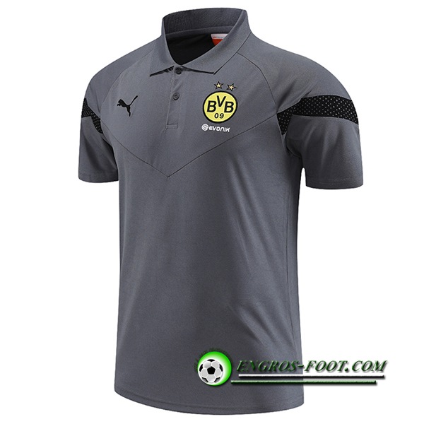 Polo Foot Dortmund Gris 2022/2023