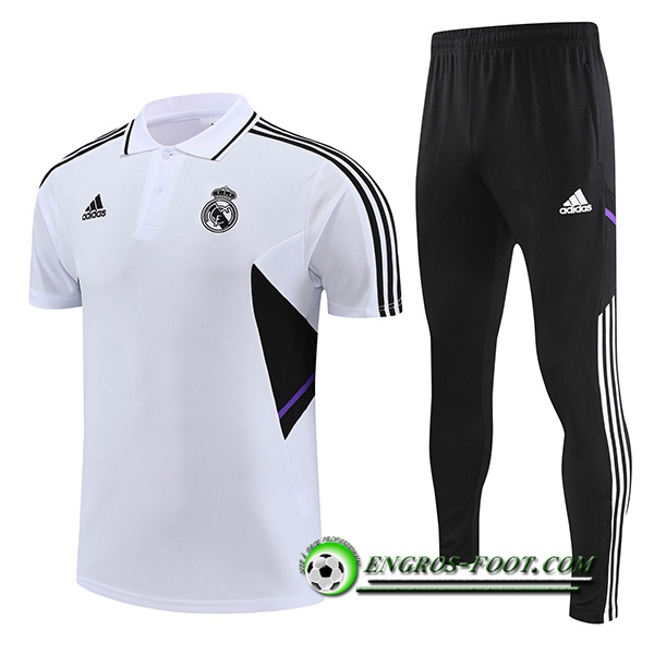 Ensemble Polo Real Madrid Blanc 2022/2023