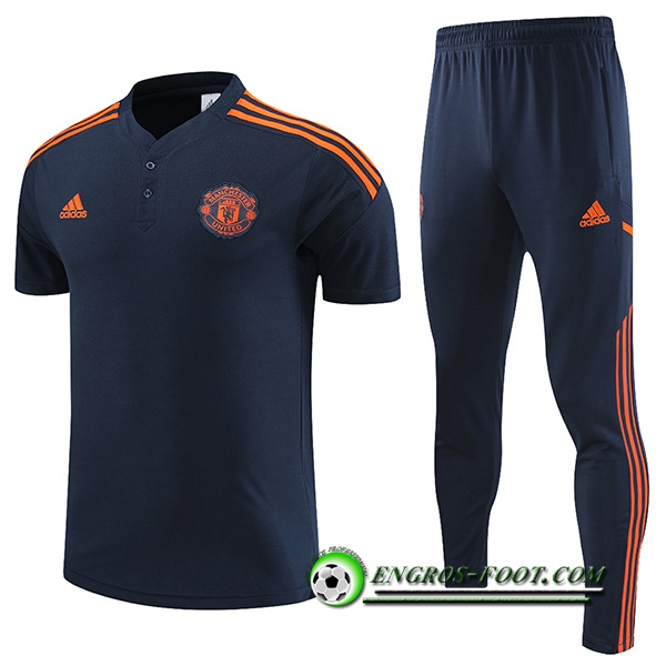 Ensemble Polo Manchester United Bleu Foncé 2022/2023