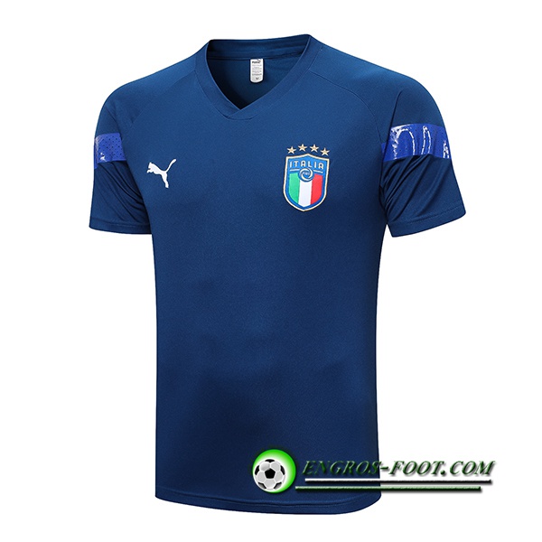 Training T-Shirts Italie Bleu Marine 2022/2023