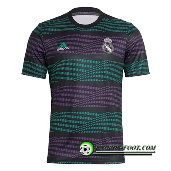 Training T-Shirts Real Madrid Vert/Pourpre 2022/2023