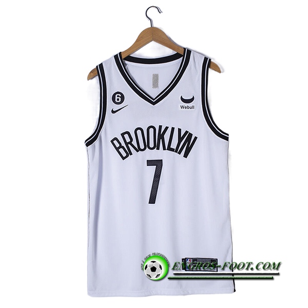 Maillot Brooklyn Nets (DURANT #7) 2022/23 Blanc