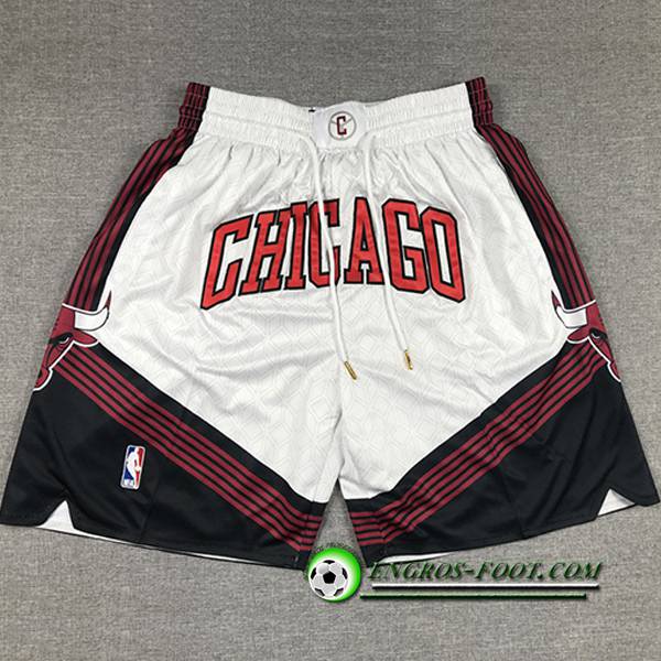 Shorts NBA Chicago Bulls Blanc