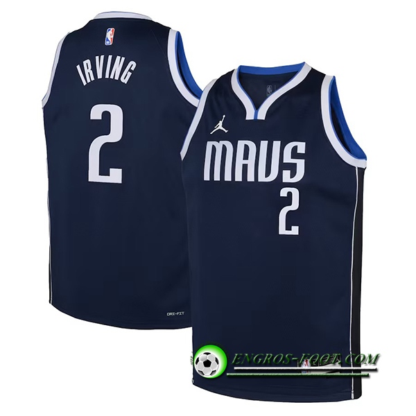 Maillot Dallas Mavericks (IRVING #2) 2022/23 Noir Statement Edition