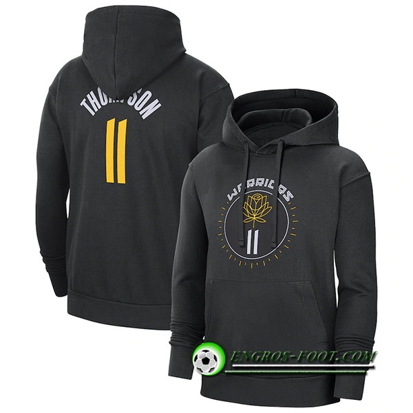 Sweatshirt Training Capuche Golden State Warriors Noir 2023