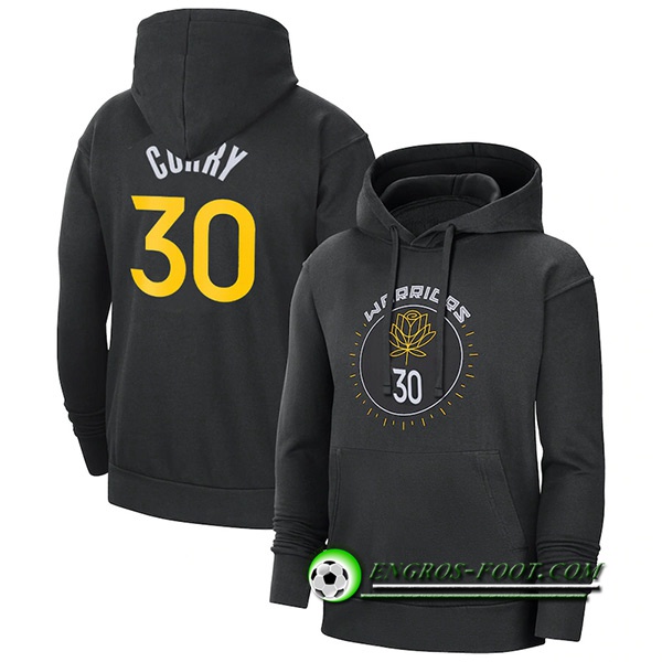 Sweatshirt Training Capuche Golden State Warriors Noir 2023