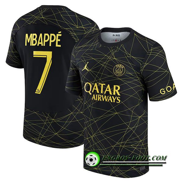 Maillot de Foot PSG (MBAPPÉ #7) 2022/2023 Fourth