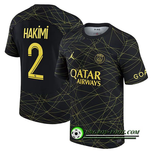 Maillot de Foot PSG (HAKIMI #2) 2022/2023 Fourth