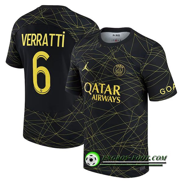 Maillot de Foot PSG (VERRATTI #6) 2022/2023 Fourth