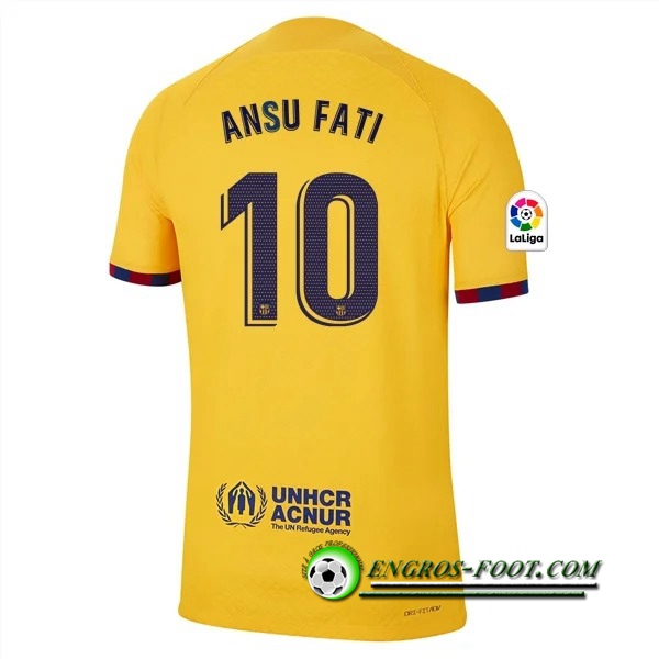 Maillot de Foot Barcelone (ANSU FATI #10) 2022/2023 Fourth