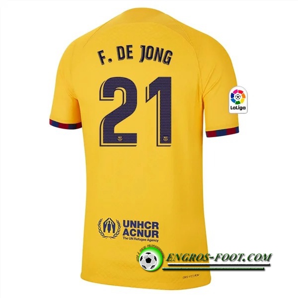 Maillot de Foot Barcelone (F.DE JONG #21) 2022/2023 Fourth