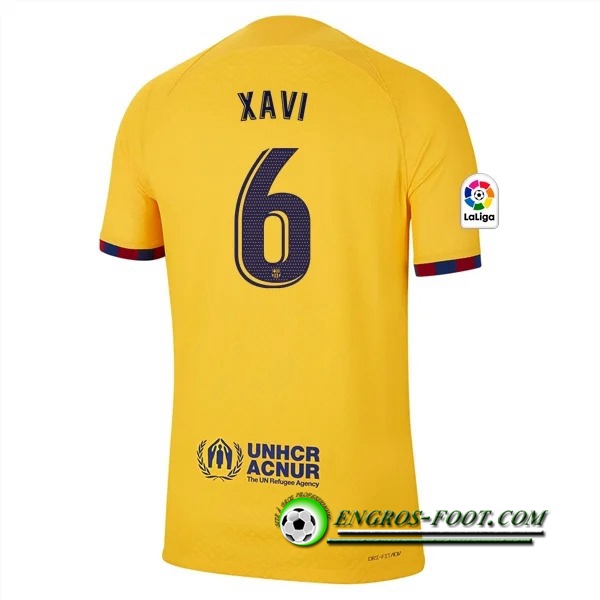 Maillot de Foot Barcelone (XAVI #6) 2022/2023 Fourth