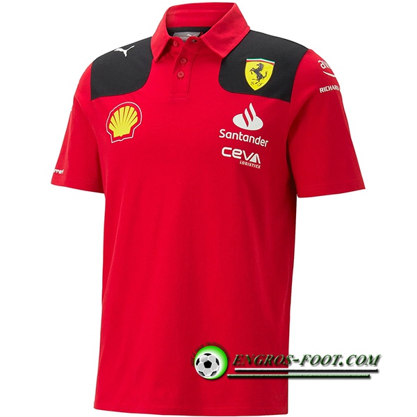 Polo F1 Scuderia Ferrari Team Jaune 2023