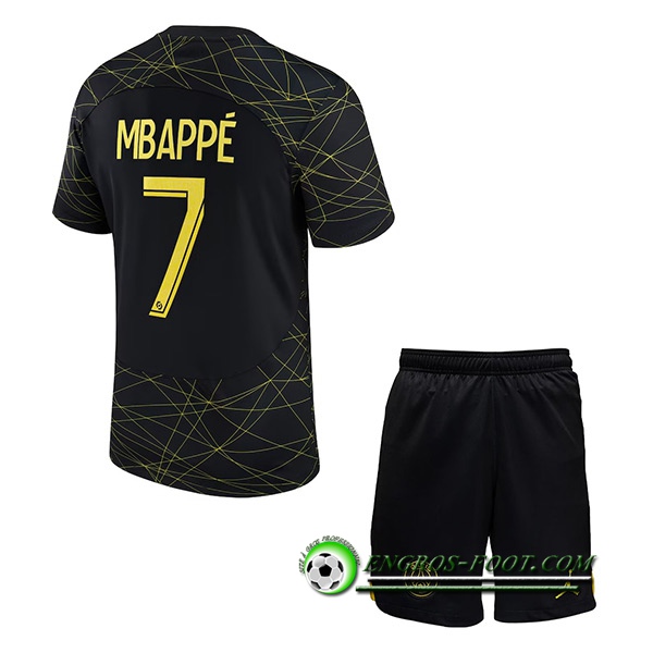 Maillot de Foot PSG (MBAPPÉ #7) Enfants Fourth 2022/2023