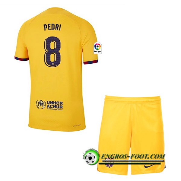 Maillot de Foot Barcelone (PEDRI #8) Enfants Fourth 2022/2023