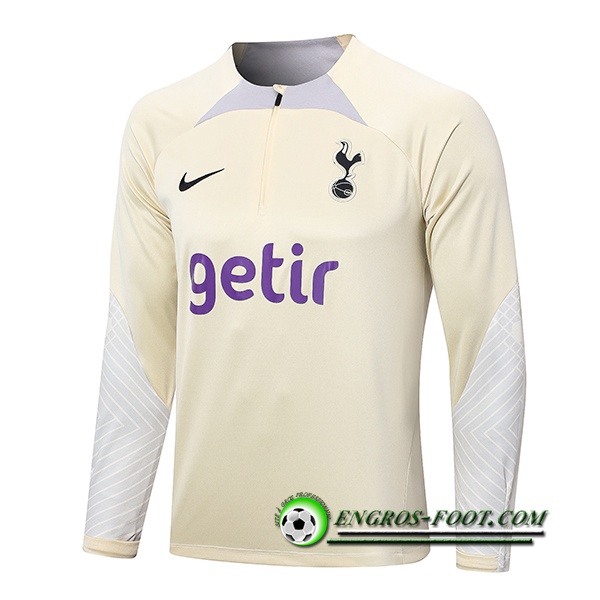 Sweatshirt Training Tottenham Hotspurs Jaune 2022/2023 -01