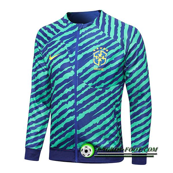 Veste Foot Bresil Vert 2022/2023